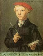 Jan van Scorel, Portrait of a young scholar